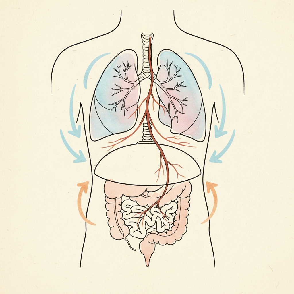 Diaphragm's Vagal Connection