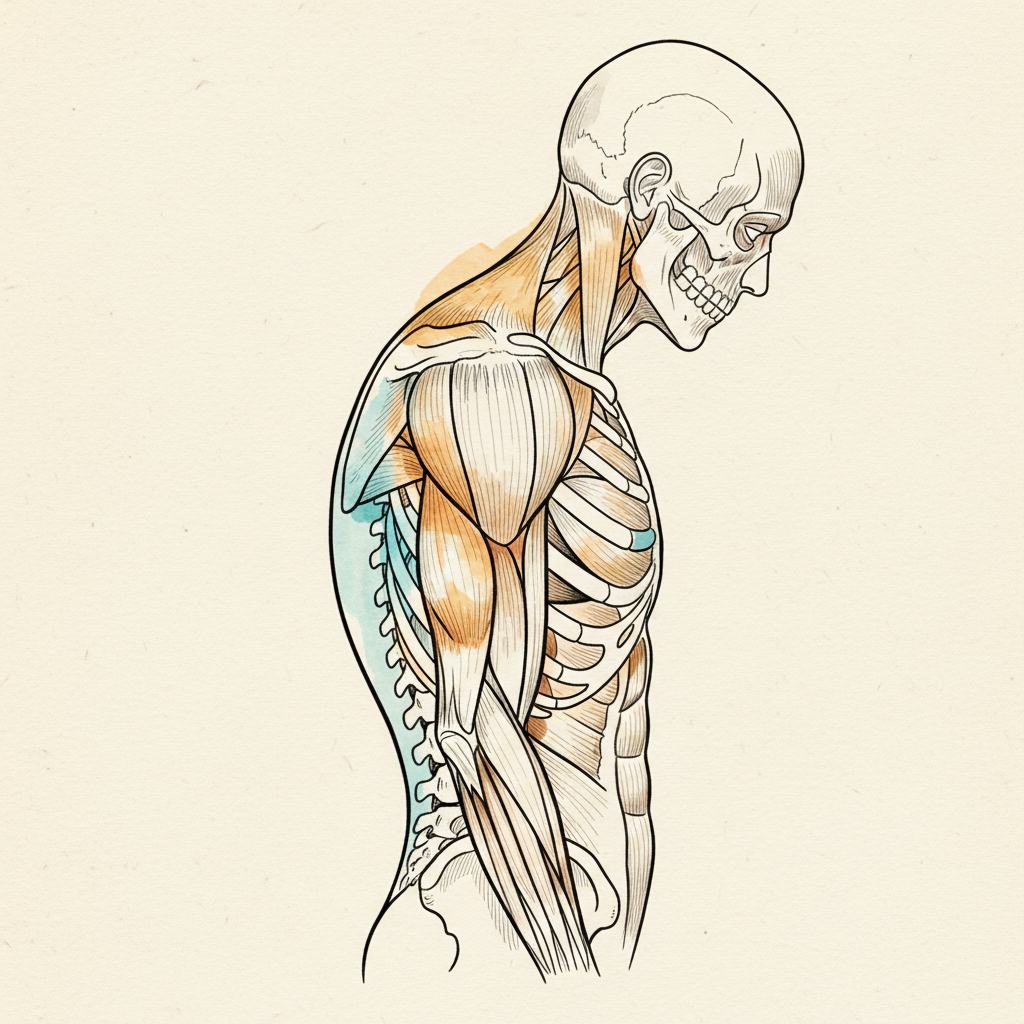 Kyphosis: The Complete Guide to Why Your Upper Back Rounds and What Actually Changes It