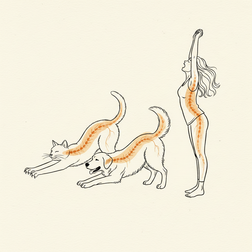 Universal Instinct: Animals Pandiculating