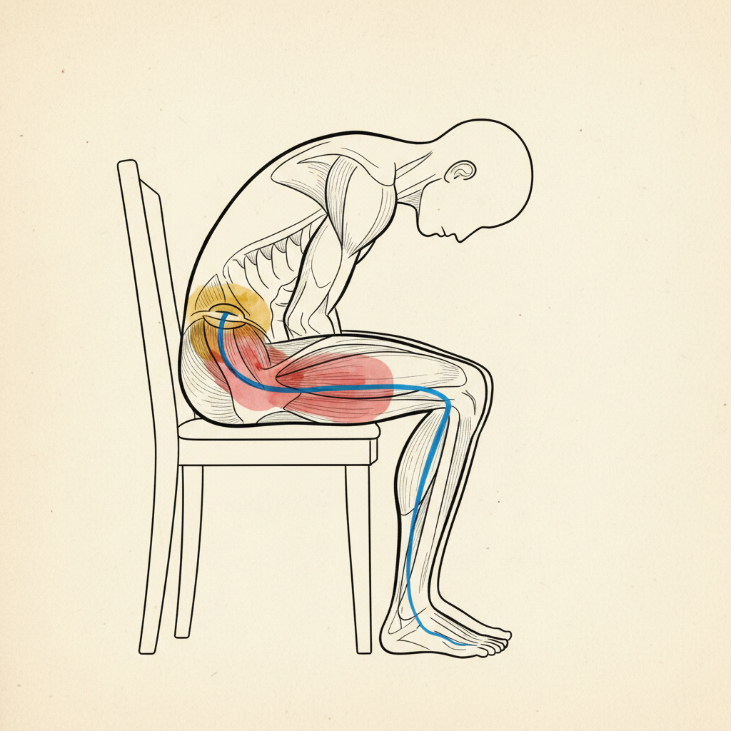 Sciatica, Posture, and the Prediction Your Body Won't Let Go Of