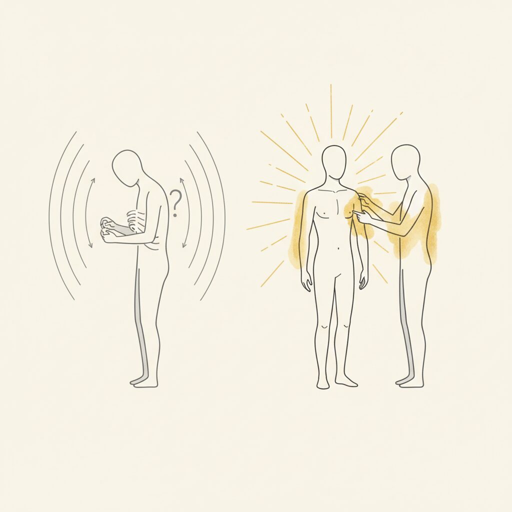 You Can't Tickle Yourself. That's Why Your Posture Won't Change.