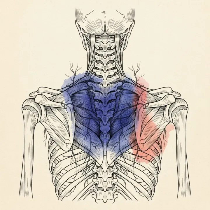 That Numb Spot in Your Upper Back Isn't Dead Tissue