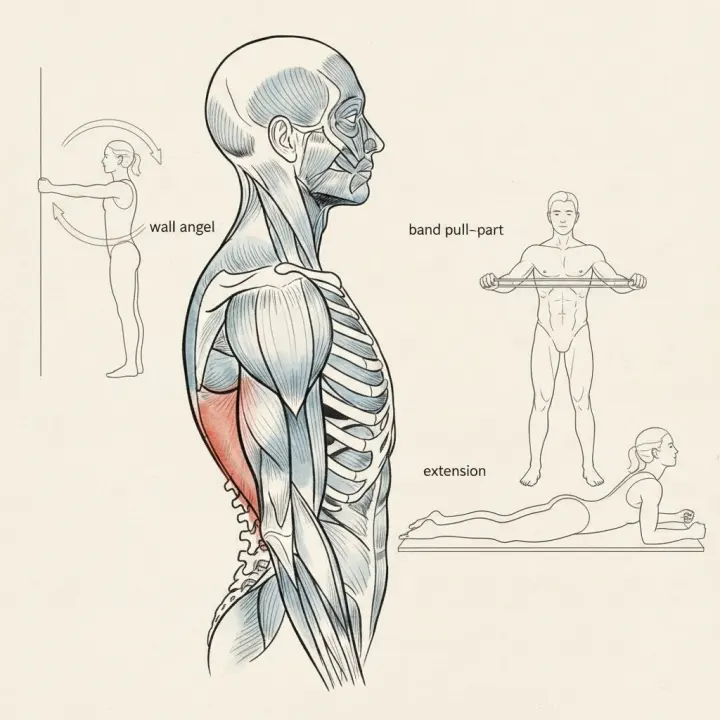 Best Exercises for Kyphosis: What Actually Changes the Curve