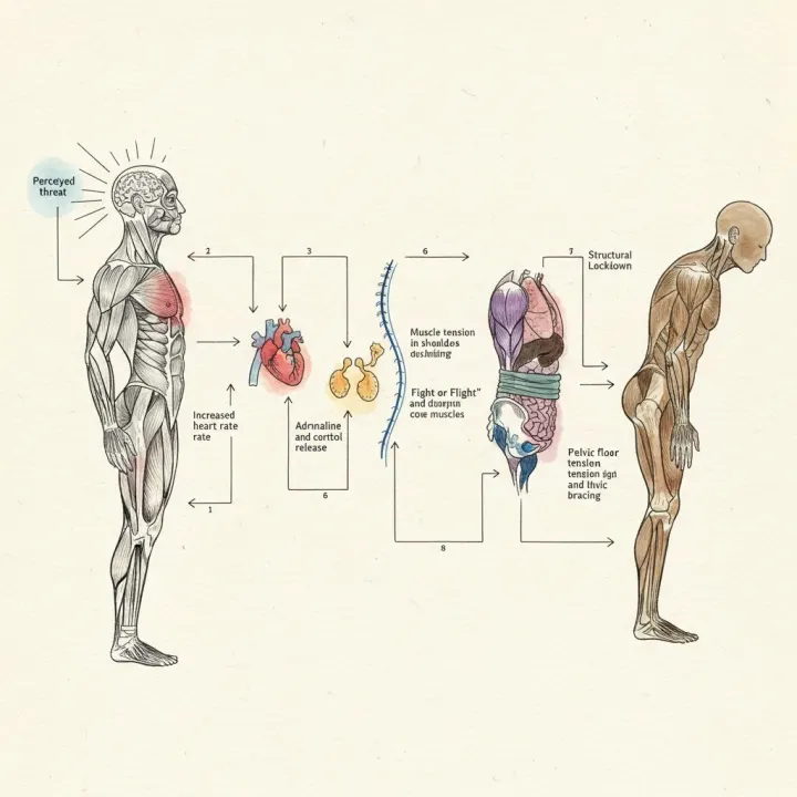 Why Your Body Won't Let You Relax (The Threat Cascade)